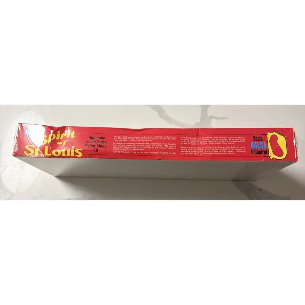 Guillow's Spirit of St. Louis Balsa Flying Model 807 - New